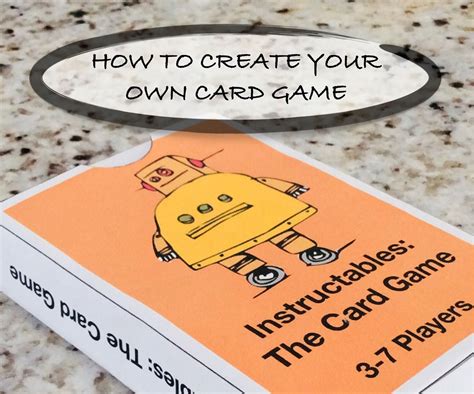 Make Your Own Game Cards